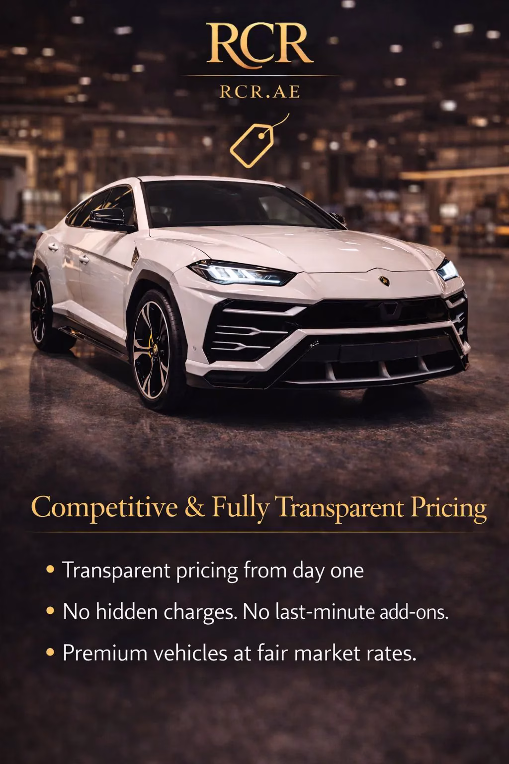competitive and transparent pricing rcr